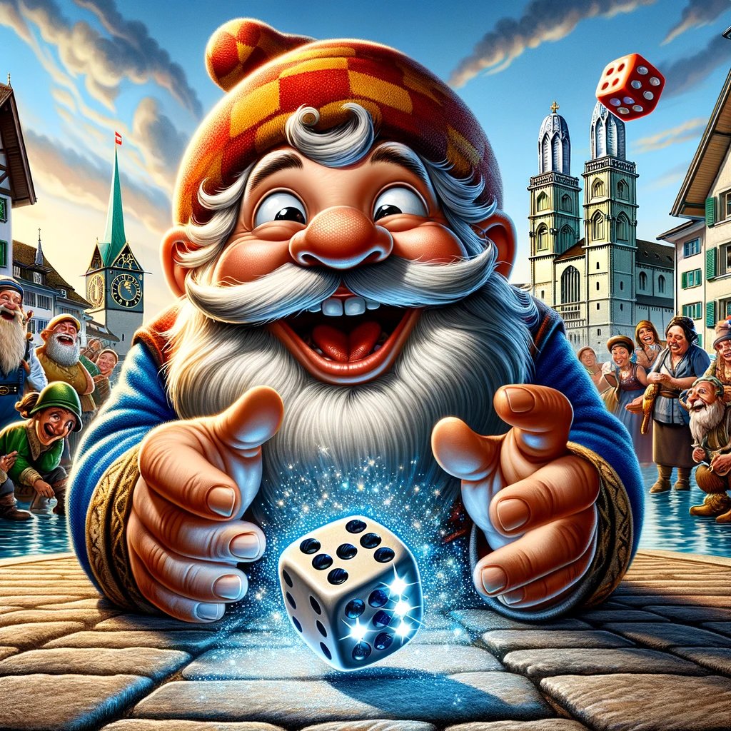 emacab98's tweet photo. New High-rated bug found on a @CodeHawks contest, read all about this weak randomness in the blog post and how it helps you win all battles ;)
This is a dwarf, in Zurich, winning all his games thanks to the rigged dice. 
People walking on the lake? Stay focused on the dice! https://t.co/ma0zwHMBl9