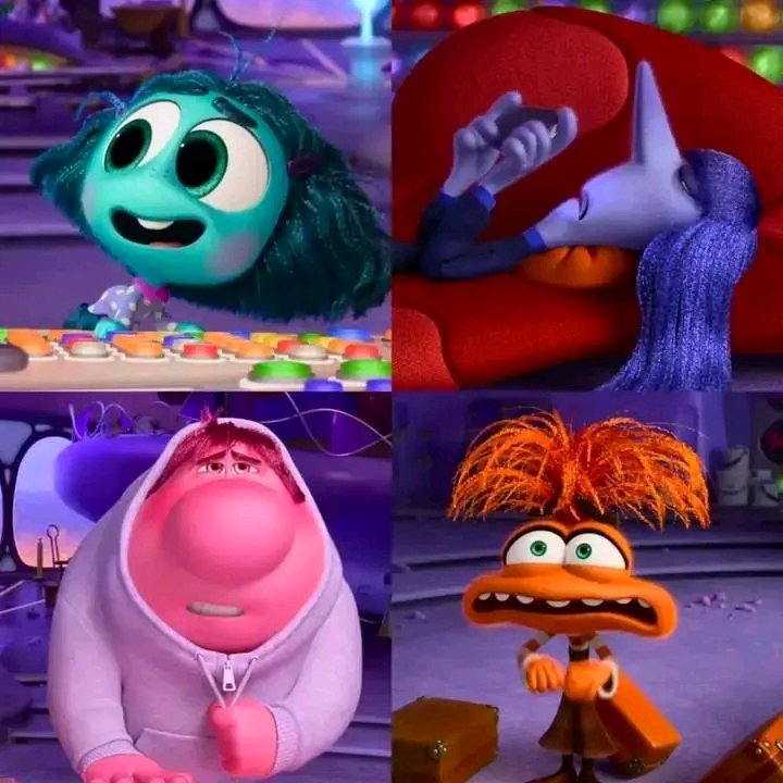 Os novos divertidamentes da Rilley em divertidamente 2 ❤️