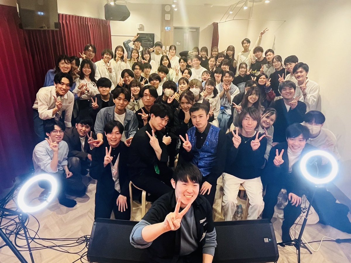 bassontop_kjj's tweet photo. 【🪢結ライブ お疲れ様でした！🪢】

吉祥寺へご来場くださった皆様、ありがとうございました！！！！
出演者の皆様もお疲れ様でした🎉✨

是非 "#結ライブ"をつけて今日の感想をツイートしてくれたら嬉しいです！！！！

#アカペラスタジオ https://t.co/DCFJBVEXac