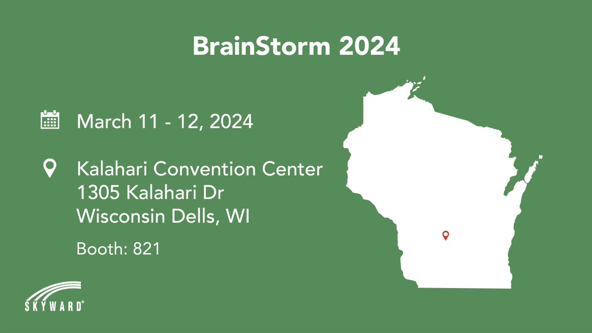Skyward_Inc's tweet image. Will you be attending #BrainStorm2024 next week? You can find our team at booth 821! 🤩

We&apos;re excited to connect with #K12 professionals and field your big #Technology questions. Let&apos;s talk network infrastructure, cybersecurity, and everything in between! @brainstormk20