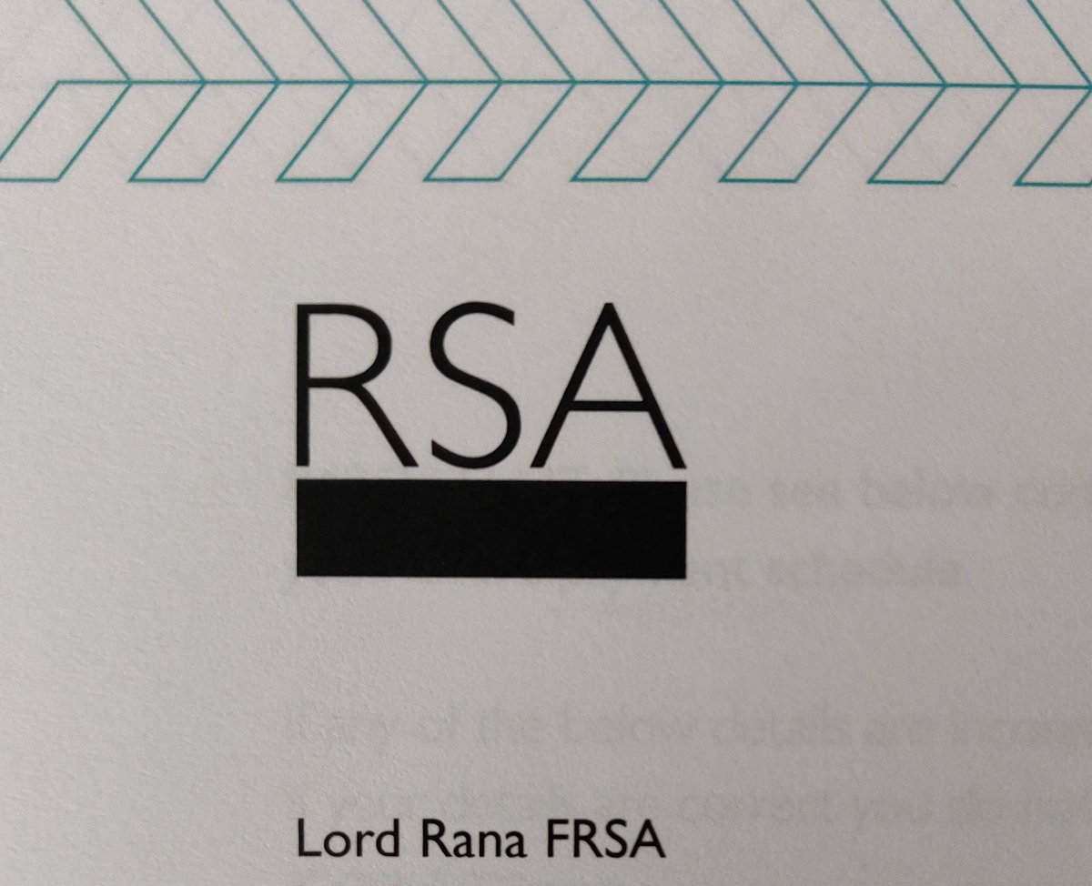 Thanks <a href="/theRSAorg/">The RSA</a> for the unexpected peerage, but Lady would have been a more appropriate title🤭