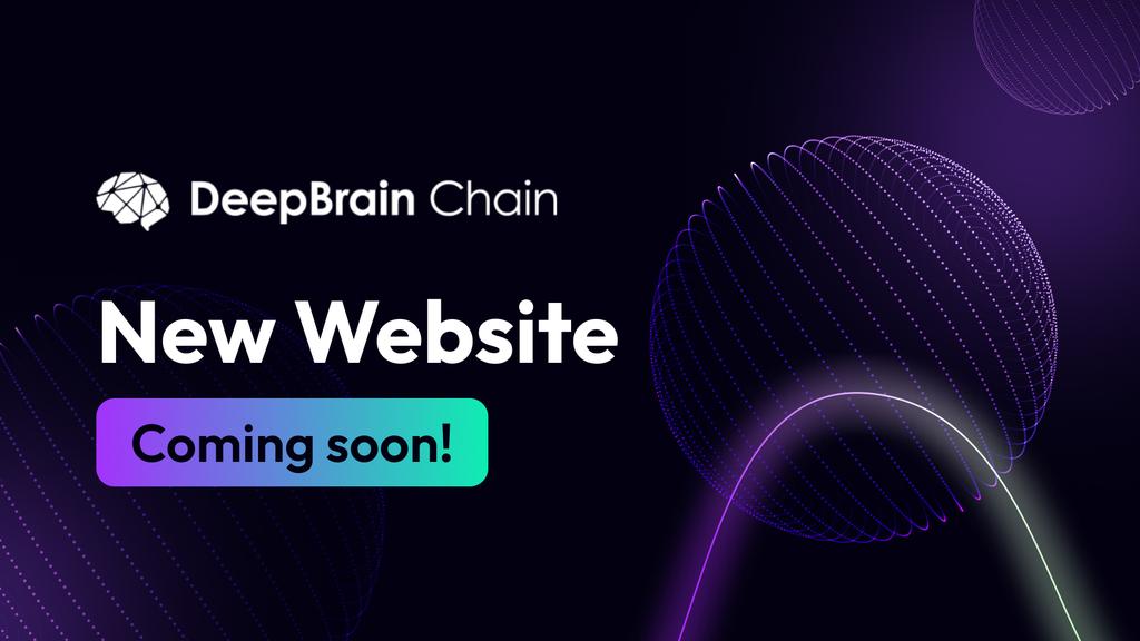 DeepBrainChain's tweet photo. Exciting news! 🚀 Stay tuned for the upcoming launch of DeepBrainChain's new website and roadmap. Big things are on the horizon! #DeepBrainChain #AI  #DePIN #DBC https://t.co/C53i4wcieN