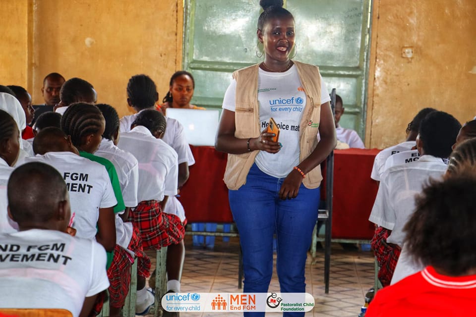We believe that every girl has equal rights to education and more. We're confident that any girl can rise as a leader and inspire positive change within her life and community. @UNICEFKenya @KenyaChildFund @MenEndFGM