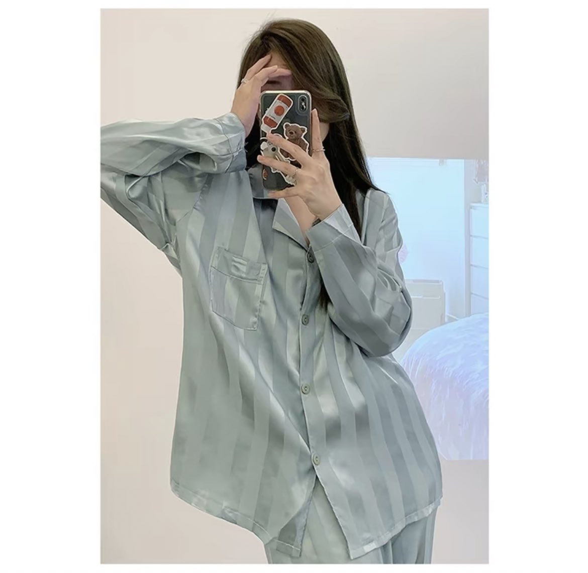 GlamsMo19's tweet photo. Soft green stripes pyjamas ✨
.
Rm40 only https://t.co/Ez22rAhNHD