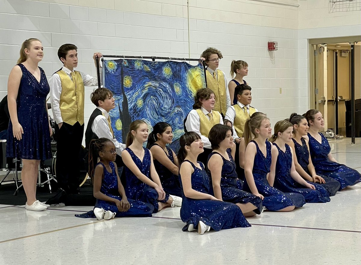 Enjoyed the performance of the Lewis & Clark Show Choir today! @BVHawks