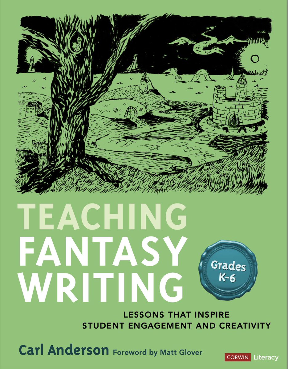 I'm thrilled to have a new book coming out in June, Teaching Fantasy Writing. I discuss how to teach fantasy writing to students in Grades K-6 using the same process that well-known fantasy writers use to write their stories. More info: us.corwin.com/books/teaching… @CorwinPress