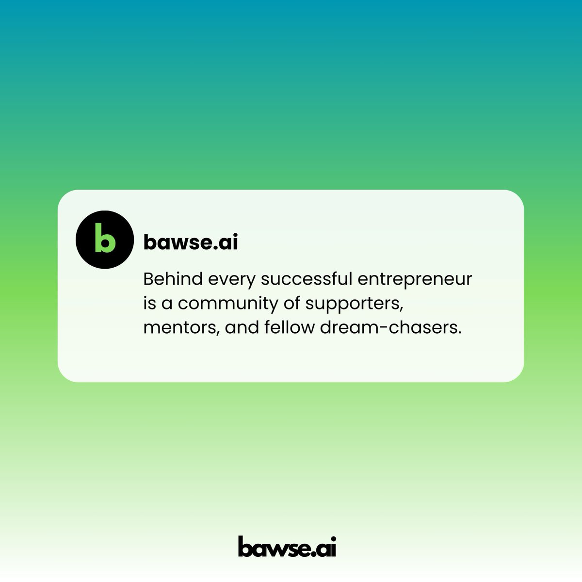 Success is a shared journey. Who has been your biggest source of inspiration? Tag them below! 👇 #EntrepreneurCommunity #entrepreneurship #bawse