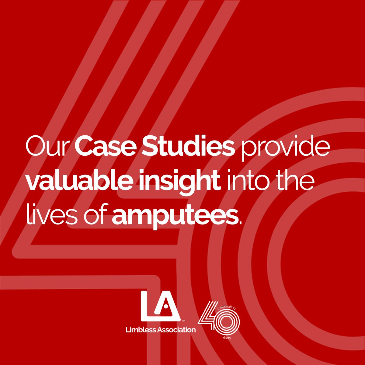 You can find valuable insights into limb loss by visiting our Case Studies page. There you will find our members' stories & the support the LA has provided to them. We're privileged to share just some of these stories with you & you can read them here ➡️ limbless-association.org/case-studies/