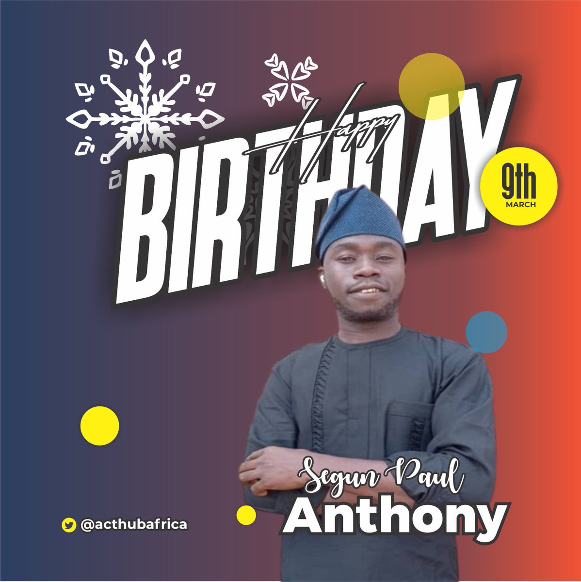 criticalpathng's tweet photo. Happy birthday to our incredible team member! 
Your dedication and passion for @acthubafrica shine through in everything you do. Thank you for making a difference in our community and beyond. Wishing you a day filled with joy, love, and all the happiness you deserve! https://t.co/YXW9B09Tbs