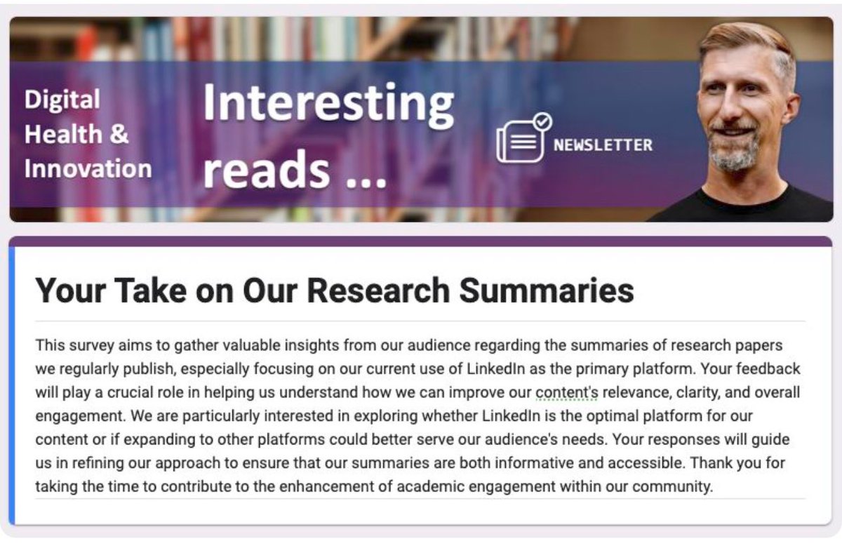 We’re seeking your feedback to enhance the quality and engagement of our research summaries. Your input will help us understand what you value in our summaries, areas for improvement, and whether Linkedin is the right platform for our content. Thank you. docs.google.com/forms/d/e/1FAI…