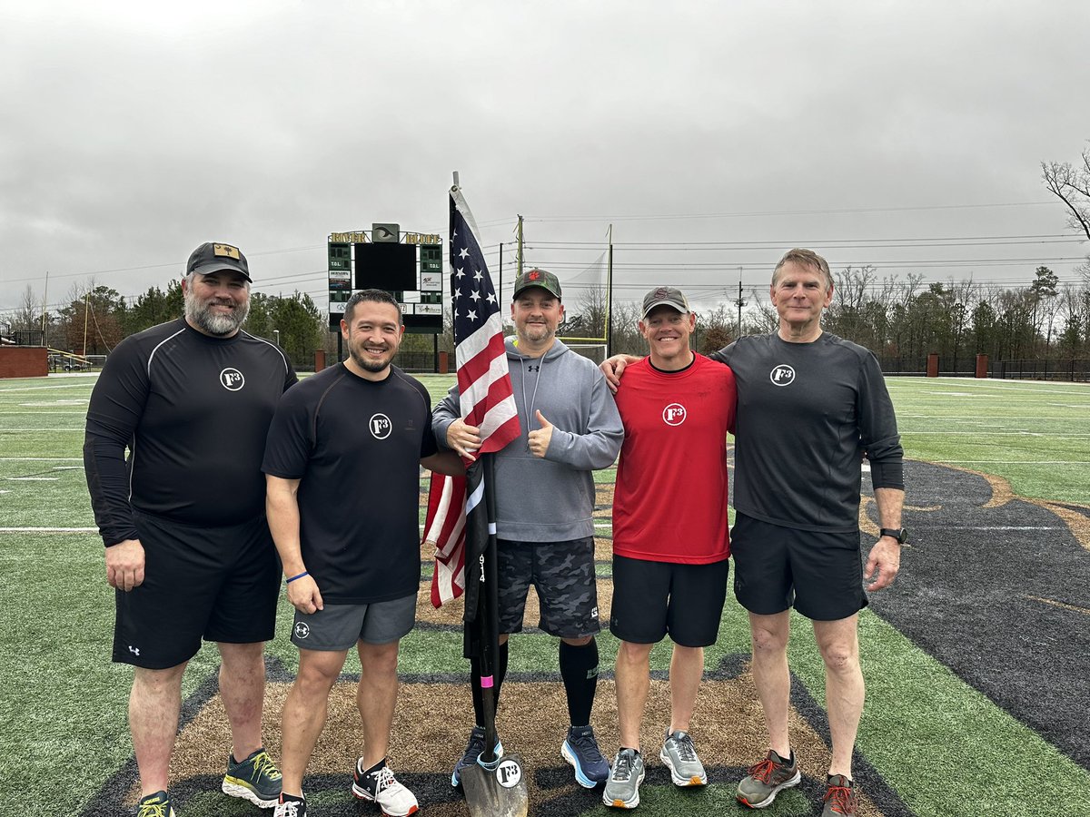 Matt Netzel (@nohelpf3) on Twitter photo Also, please welcome the newest Nantan of <a href="/F3LexSC/">F3 Lexington SC</a>, <a href="/robgrahamjr/">Rob Graham</a>!
It has been a pleasure and an honor. Thank you for the opportunity to lead and thank you for the impact each of you has made and continue to make on my life and this community. Also, please welcome the newest Nantan of <a href="/F3LexSC/">F3 Lexington SC</a>, <a href="/robgrahamjr/">Rob Graham</a>!
It has been a pleasure and an honor. Thank you for the opportunity to lead and thank you for the impact each of you has made and continue to make on my life and this community.