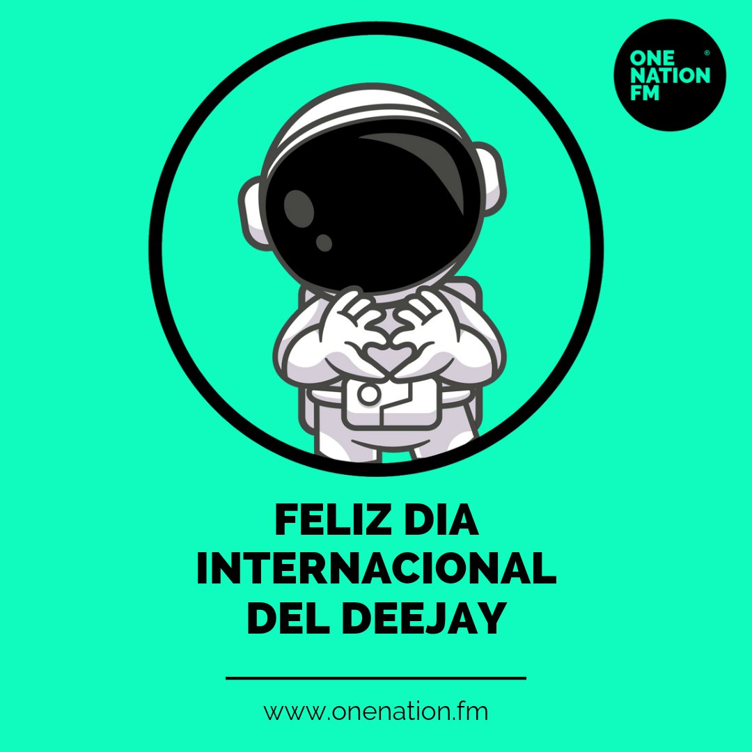 onenationfm's tweet photo. ▶️ FELIZ DIA A UDS. QUE MUEVEN EL MUNDO, MUY FELIZ DIA DJ'S 🎧🔊😎

🔊 𝗖𝗢𝗡𝗘́𝗖𝗧𝗔𝗧𝗘 𝗔 𝗢𝗡𝗘𝗡𝗔𝗧𝗜𝗢𝗡.𝗙𝗠👇
---------------------------------------------------------------------------
𝗢𝗡𝗘𝗡𝗔𝗧𝗜𝗢𝗡.𝗙𝗠 🔊 📻 🇦🇷
SOMOS ADICTOS A LA MUSICA ELECTRONICA https://t.co/aCR6XXZXzh