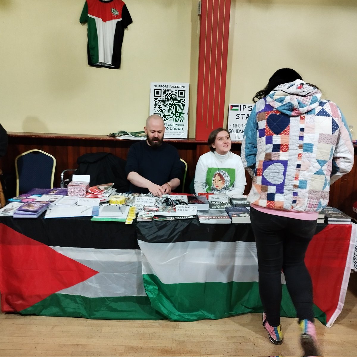 ipsc48's tweet photo. We're at the @RuptureRadio_ #radicalbookfair in Dublin's Teacher's Club. We're here all day, and are hosting a talk on #Palestine at 2.30pm. Pop in, say hello, and maybe buy a book or too! https://t.co/sWjuvnz1QJ