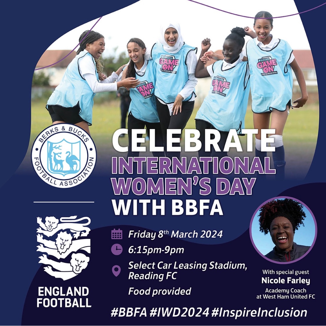 What a way to spend #IWD2024 The energy, enthusiasm & excitement in one room was just incredible. Amazing efforts from the entire team at @BerksandBucksFA 👏 An absolute privilege & pleasure to be involved