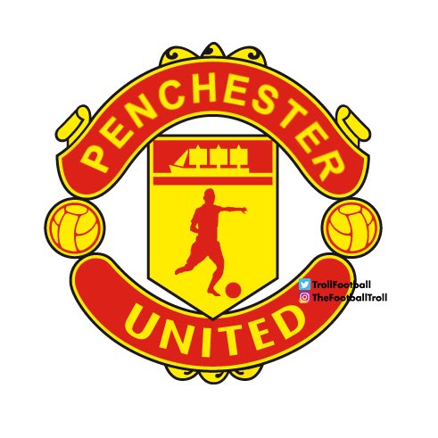 TrollFootball's tweet photo. Man United's new logo https://t.co/4tk4hb4rXI