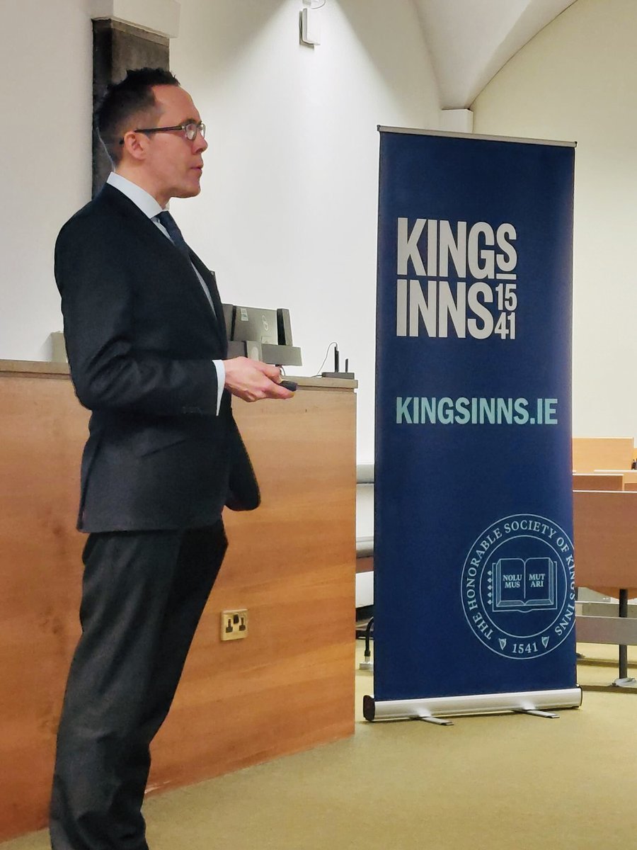 KingsInns's tweet image. Ciarán Patton, Academic Coordinator and Course Leader on the Diploma in Legal Studies at King’s Inns, talked about  the course structure, requirements, and different paths available after graduation. 

#KIOpenDay #KingsInns #LegalStudies