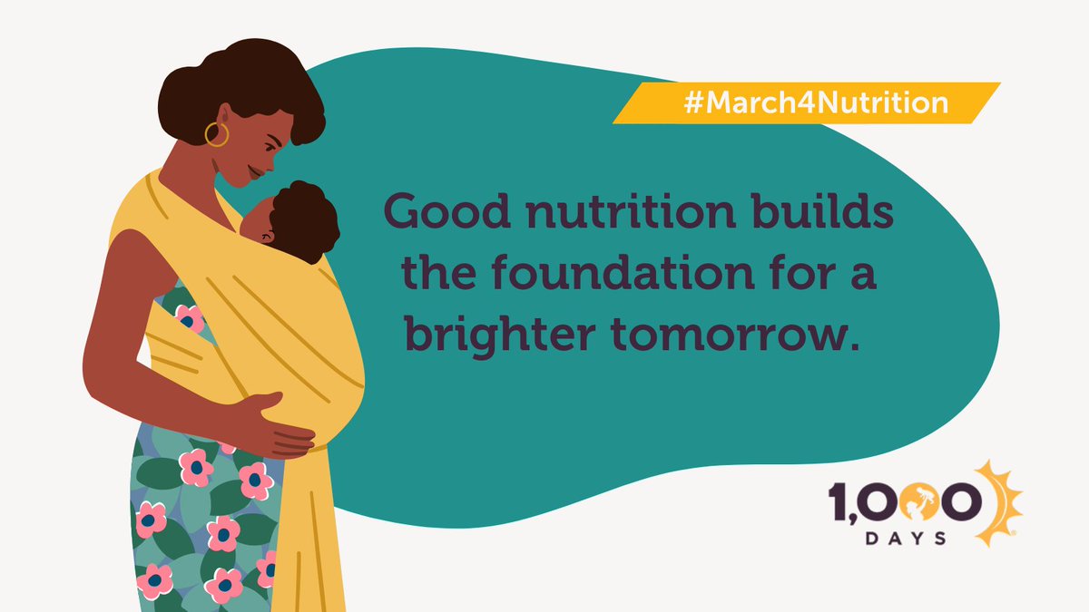 During #pregnancy, women need up to 50% more micronutrients. 🤰🏽

#PrenatalVitamins provide 15 essential vitamins & minerals, but too many women aren't able to access them. 💊

We need a unified effort to make prenatal vitamins accessible worldwide. 🤱🏽

#March4Nutrition @1000Days