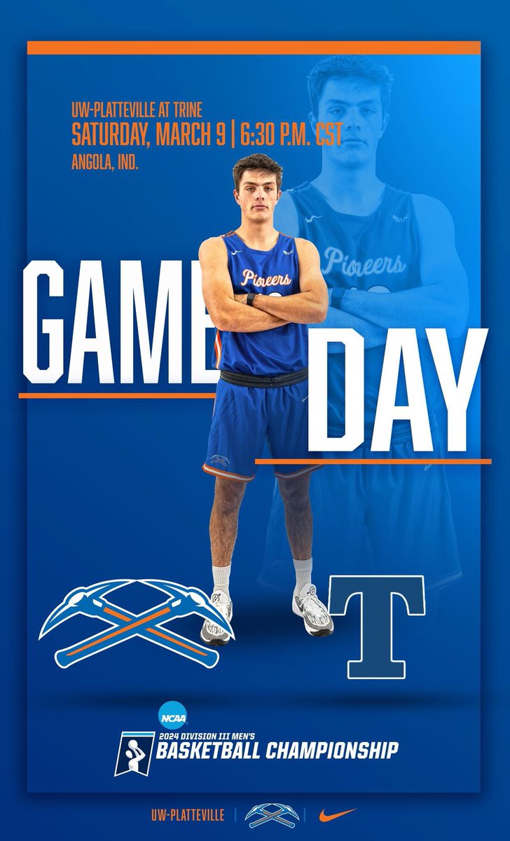 From SWEET to ELITE! @UWPlattMBB takes on Trine tonight in Angola, IN at 6:30 p.m. CST to determine who goes to the NCAA DIII Final Four! 📺📈 letsgopioneers.com/composite?d=20… #uwp #uwplatteville #platteville