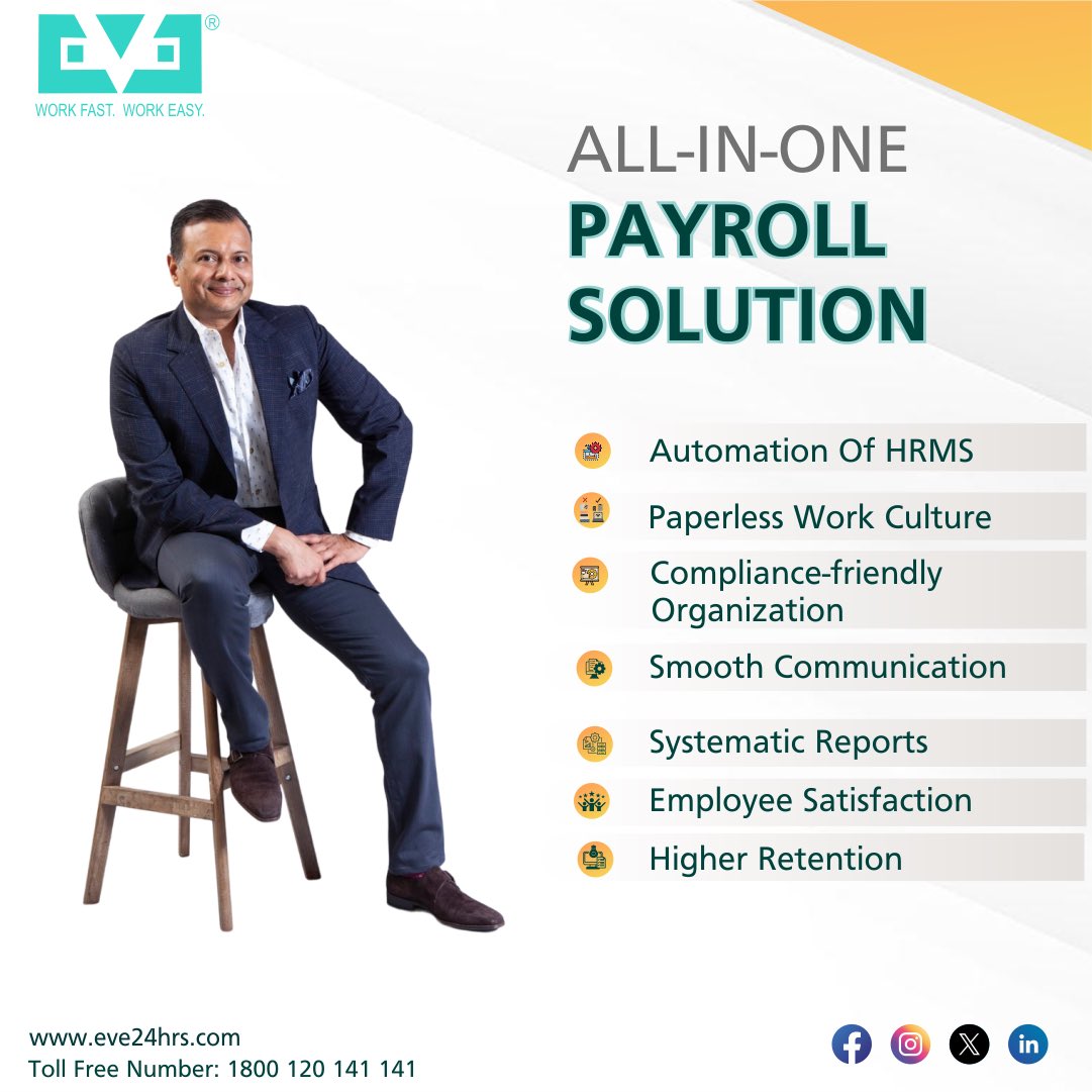 'Streamline Your Payroll Process with Our All-in-One Solution!'
.
.
.
#eve24hrs #kolkata #PayrollSimplified #EfficientPayroll #AllInOneSolution #StreamlinedProcesses #BusinessSolutions #HRManagement #EmployeeManagement #FinancialEfficiency #TimeSavingSolution #PayrollManagement