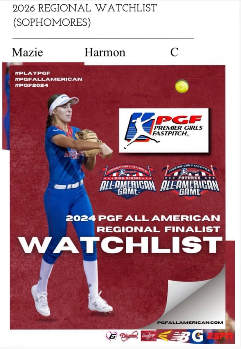 Big thank you to @PGFnetwork for including me in the 2024 All American Regional Finalists Watchlist! Super excited for the upcoming school ball and summer seasons! @powhatanhsath @TMojo2025