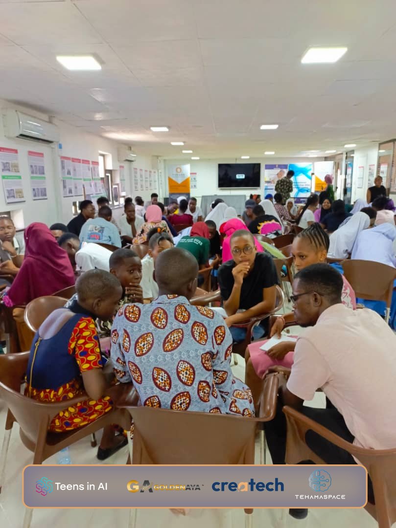 createch_tz's tweet photo. Live from our session with TeensInAI mentors: Delving into innovation, brainstorming, critical thinking, and prototyping with passion! Stay tuned for more updates. 💡✨ 

#IWD2024 #InspireInclusion #WomenInTech #WomenInAI @TeensInAI https://t.co/6PK0w75Vhu