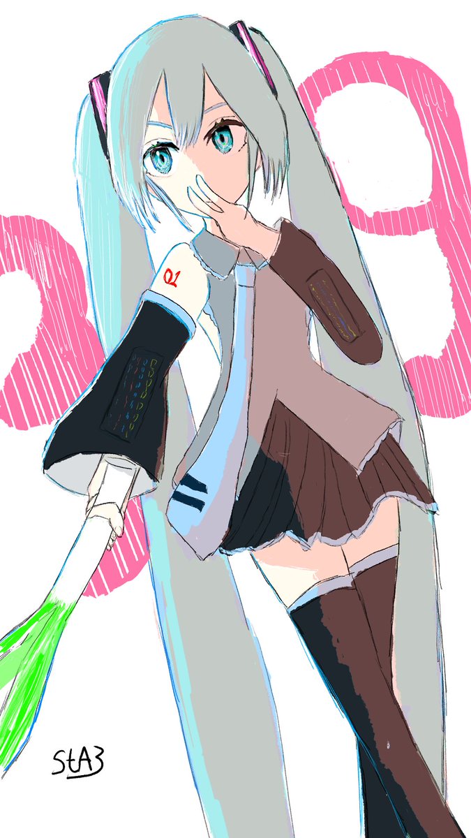 kLhZ6Oh7XbcaAtt's tweet photo. ＃ミクの日
＃ミクの日2024
ミクさん描きました！
個人的にカッコよく描けて良かったです！ https://t.co/yLwzdXD4XK