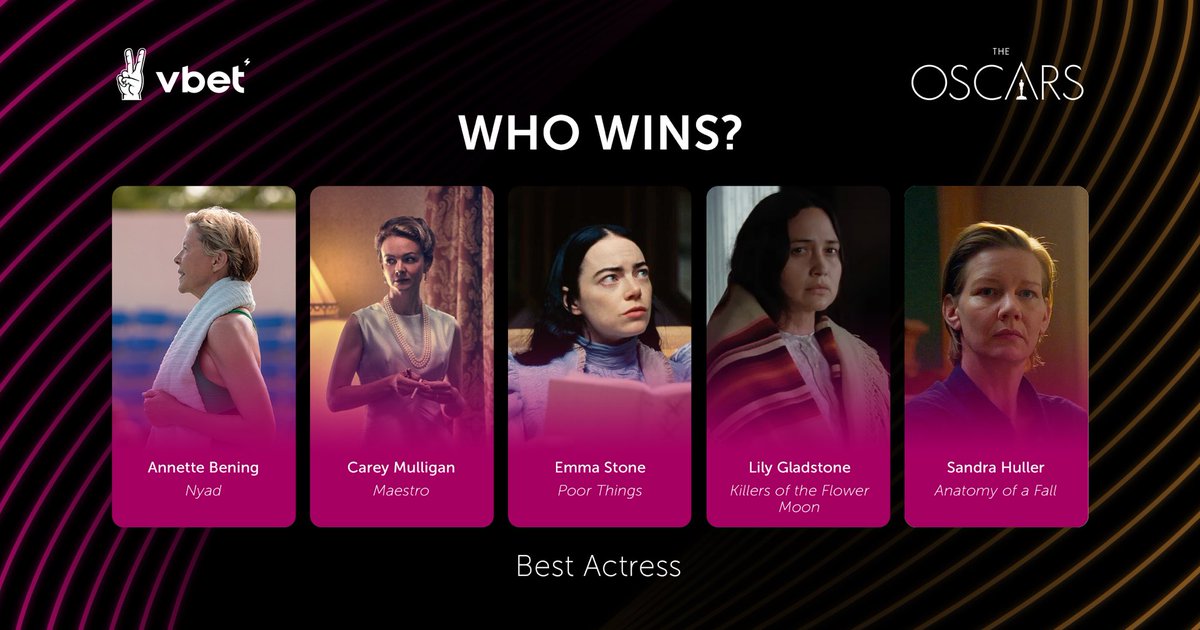 🎥 Lights, camera, Oscars! Who do you think will take home the gold? 🏆 Let’s 𝐩𝐥𝐚𝐲 𝐟𝐨𝐫 𝐟𝐮𝐧 this awards season with VBET! Place your bets now! ✌️😎