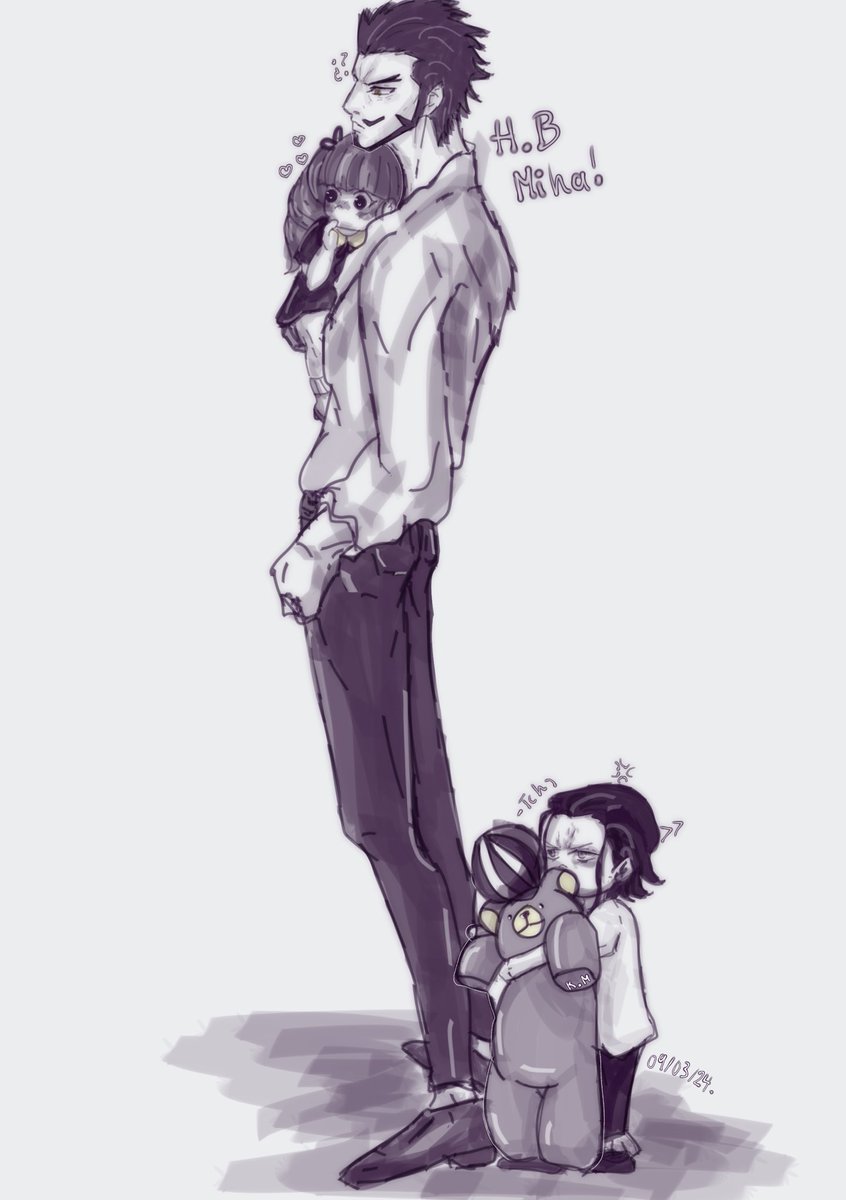 KMobnda's tweet photo. Happy birthday!! 
Franky / Shanks / Mihawk 🤍 https://t.co/V3b6PFEoBI