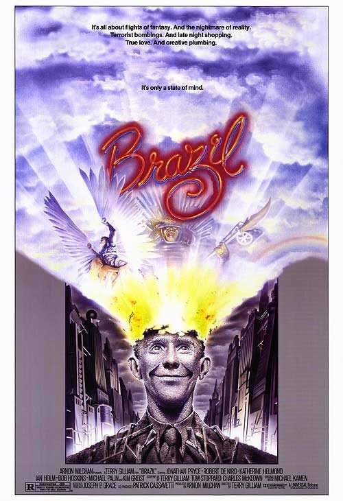 Oh man, #TerryGilliam really does craft a stunning dystopian nightmare in this film, where we follow the life of #JonathanPryce's character, an #Orwellian figure tangled in the endless red tape of the all-powerful #DepartmentofInformationRetrieval. #Pryce's character endures...