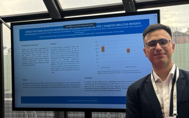 Martín López de la Torre (@elendocrino) on Twitter photo 👉Dr Victor Siles <a href="/victorsilesg/">Víctor Siles Guerrero</a> , Residente Endocrinología y Nutrición <a href="/hospital_hvn/">HUVN</a>
🧑⚕️Presenta el efecto de Monitorización flash glucosa sobre calidad de vida en #DM1
🩺Conference on Advanced Technologies & Treatments for Diabetes #ATTD2024 <a href="/ATTDconf/">Advanced Technologies & Treatments for Diabetes</a> en Florencia 👉Dr Victor Siles <a href="/victorsilesg/">Víctor Siles Guerrero</a> , Residente Endocrinología y Nutrición <a href="/hospital_hvn/">HUVN</a>
🧑⚕️Presenta el efecto de Monitorización flash glucosa sobre calidad de vida en #DM1
🩺Conference on Advanced Technologies & Treatments for Diabetes #ATTD2024 <a href="/ATTDconf/">Advanced Technologies & Treatments for Diabetes</a> en Florencia