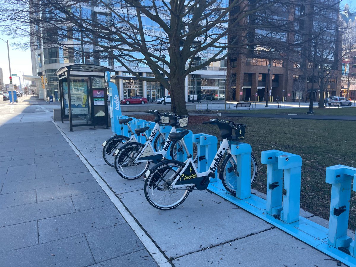 Ooh. Nice to see <a href="/BublrBikes/">Bublr Bikes</a> E-bikes back out again. Spring is here