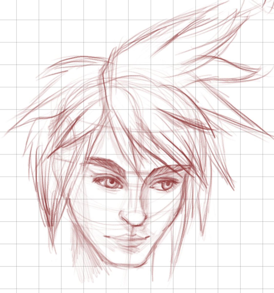 FrayleeArt's tweet photo. Cloud Strife sketch. :] https://t.co/bSssybStTM