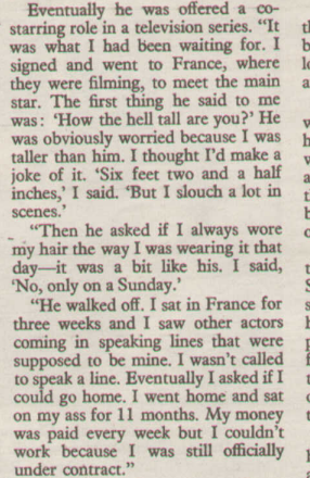 Wyfan2's tweet photo. @RosalynConnors @Simon_Coward @MartinMAuthor1 @JANNNNEEEEEEEEE @jabberwocky43 It seems like I mis-remembered #StuartDamon's punchline about his hair, but here is the article about his experience on THE ADVENTURER from the 4 Dec 1976 TV TIMES. https://t.co/V2TUl7na3x