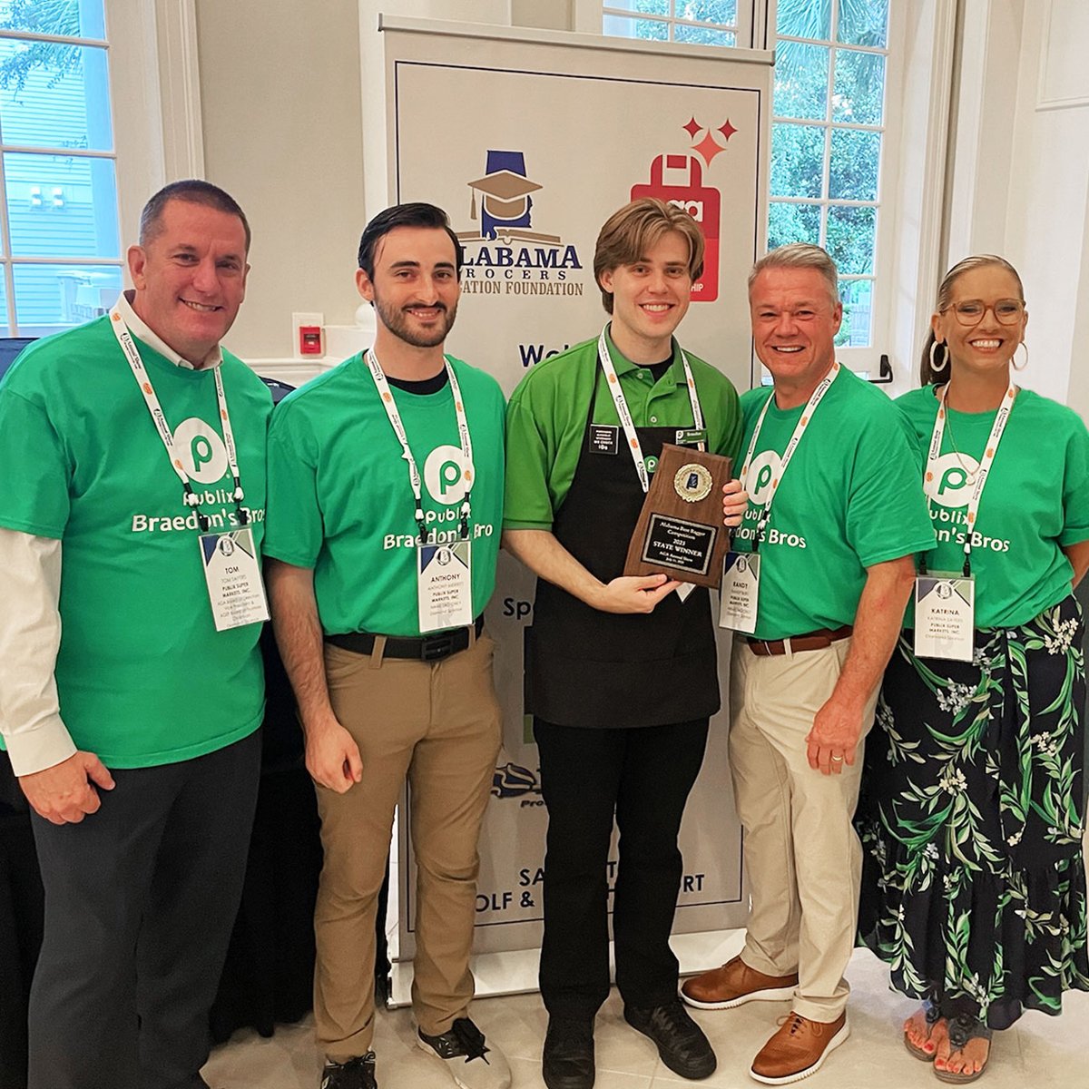 Publix's tweet photo. Good luck to Publix associate Braedon D. of Phenix City, AL. He will represent Publix at the 2024 National Grocers Association #BestBagger National Championship in Las Vegas tomorrow! We know you've got this in the bag. ๐ https://t.co/BVMamq1TsQ