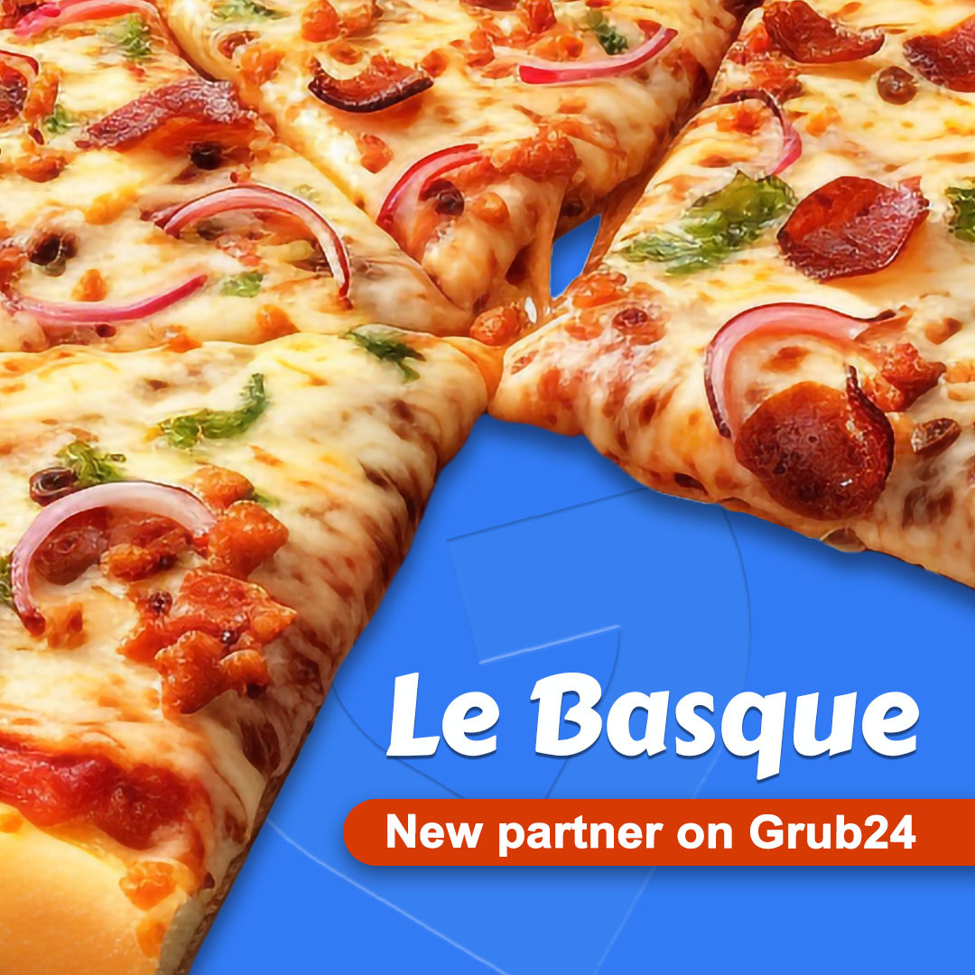grub24uk's tweet photo. "Le Basque" is a new partner on Grub24! 😋🔥
#pizza #burger #OrderOnline #grub24 #delicious #deliciousfood #delivery #fooddelivery #food https://t.co/YTDAeCvfmg