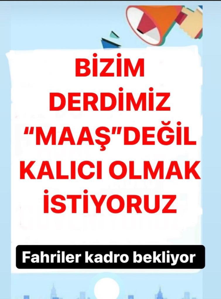 #Diyanet İşleri Baskanlığımızın 💯.Yılında 

#sözleşme süreklilik mücadelesinde FAHRİ (Geçici) ÖĞRETİCİLERE
müjde bekliyoruz

#FahrilerinGönlüKırıkKalmasın
#mhp
#akparti
Mehmet Şimşek

<a href="/AKPartiTBMMGrup/">TBMM AK Parti Grup Başkanlığı</a>
<a href="/memetsimsek/">Mehmet Simsek</a>
<a href="/hasandogan/">Hasan Doğan</a>
<a href="/leylasahinusta/">Dr. Leyla Şahin Usta 🇹🇷</a>
<a href="/akbasogluemin/">Av. M.Emin AKBAŞOĞLU 🇹🇷</a>
