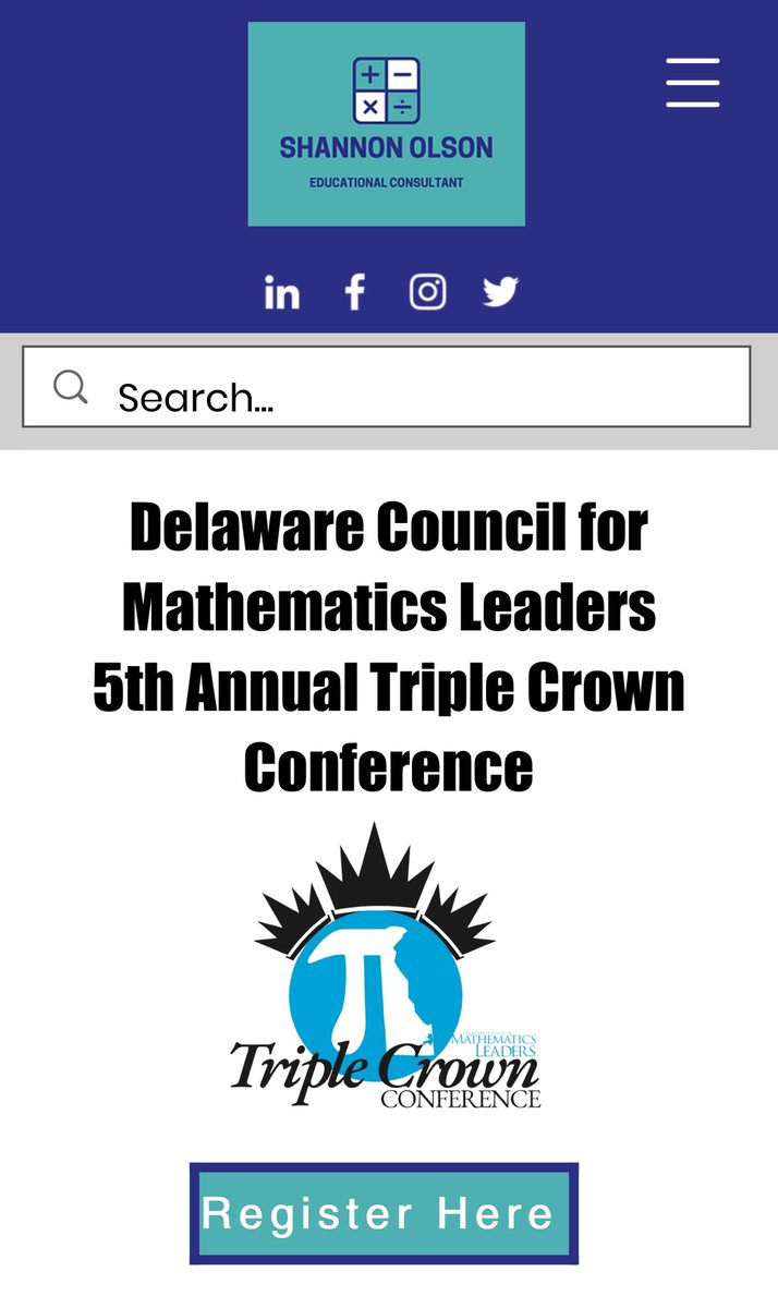 Thanks Delaware Council for Mathematics Leaders for engaging with me this morning! @lancour28 Session Resources: shannonolson.com/dcml #iteachmath #mathconference #saturdaymorning #elementarymath #elementaryclassroom #elemmath #multiplication #division #mathintervention