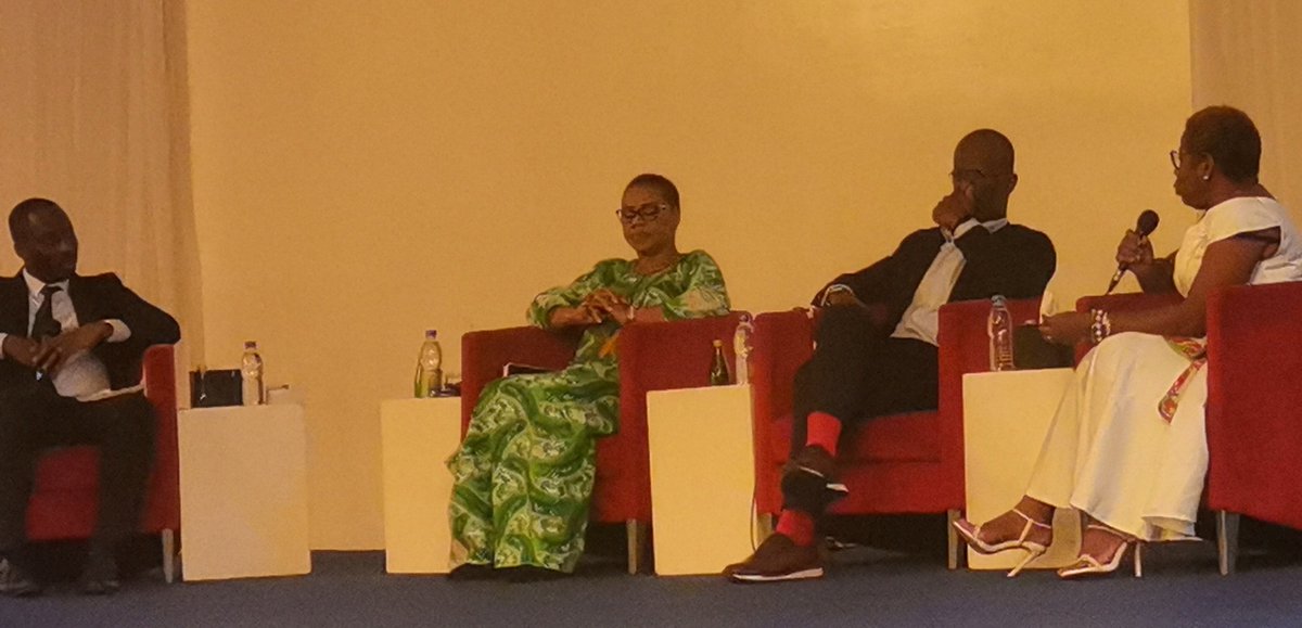 " 3 ingrédients pour la recette du  réussite:
1- Le Travail,
2- La Détermination,
3- Le Courage" 
Professeur Espérance Broalet, 1ère femme agrégée en Anatomie et Neurochirurgie en CI et  au CAMES. 
#JEFA2024 #08MARS2024 #DROITDESFEMMES