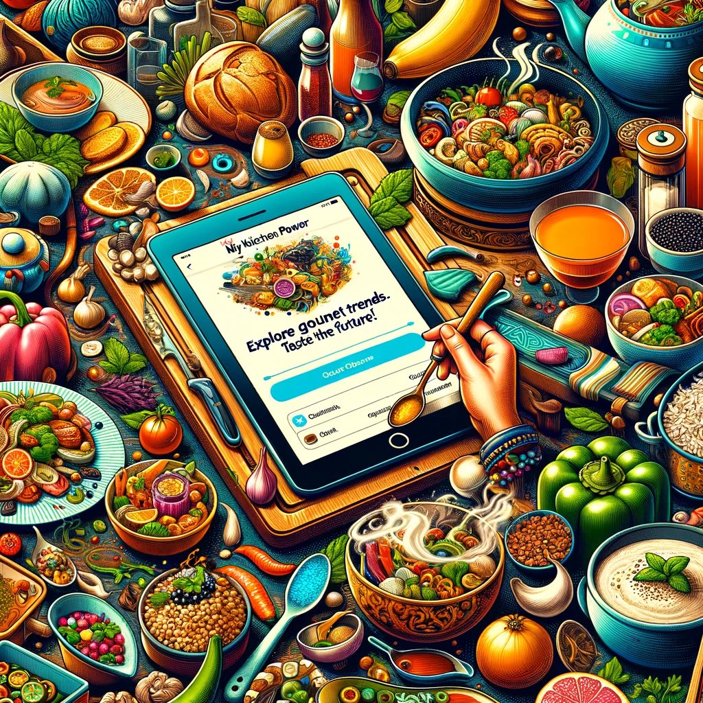 power_kitchen's tweet photo. 🌿 Fresh out of the oven! Dive into the latest gourmet trends and techniques with #MyKitchenPower. 📲✨ Whether you’re craving the comfort of home-cooked meals or the thrill of exotic dishes, we’ve got you covered. Stay ahead of the culinary curve with us! 🚀 #FoodieInnovation #TasteTheFuture