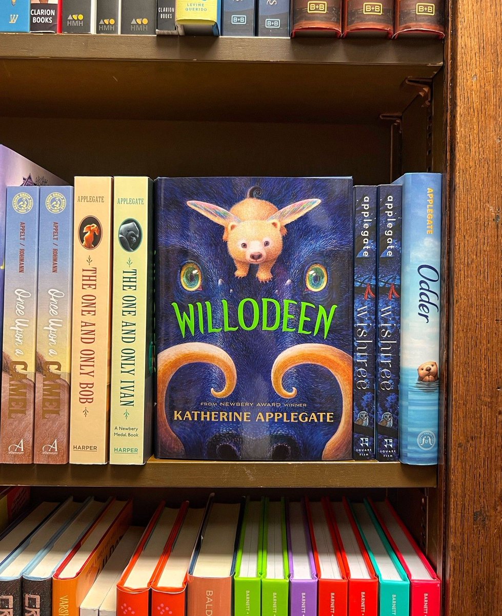 kaaauthor's tweet photo. Young readers sometimes ask which of my characters I most relate to. Tough question, but my answer is #Willodeen. 💜🌿

She's shy, and she understands nature better than she understands people — which was definitely me at her age. (Instead of a hummingbear, I had gerbils.) #mglit https://t.co/B6Ft4KM232