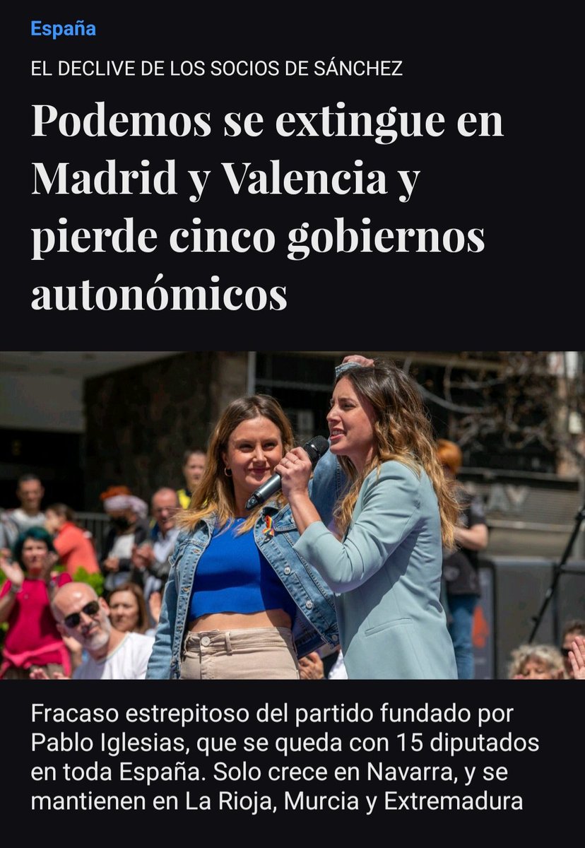 Dewbansieso's tweet photo. @IreneMontero Amiga (fracasada), date cuenta https://t.co/virBww3BT6