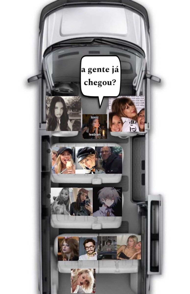 squadtaylorcore's tweet photo. ft do vídeo gravado pelo luke da viagem. Maah pulou da mala e foi perturbar as motoristas, a Mi falava pra colocarem o pé pra ela cair https://t.co/p4gkz3eynL