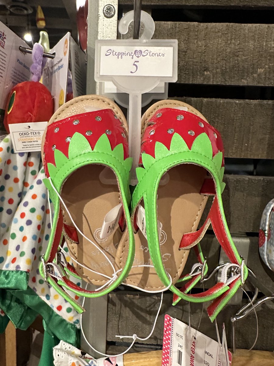 Sweetest watermelon summer shoes ever ⁦<a href="/CrackerBarrel/">Cracker Barrel</a>⁩  #kids #kidswear #watermelon