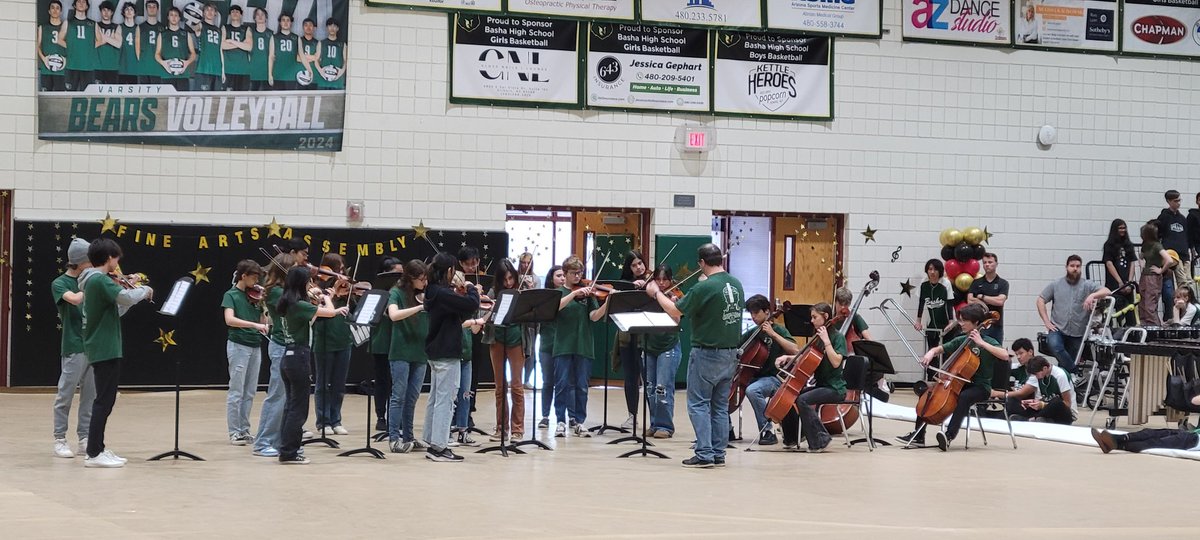ELJDavis's tweet photo. Ending Quarter 3 with our first Arts Assembly @bashabearnation I will always support the Fine Arts!!! https://t.co/zCh8MvS8If