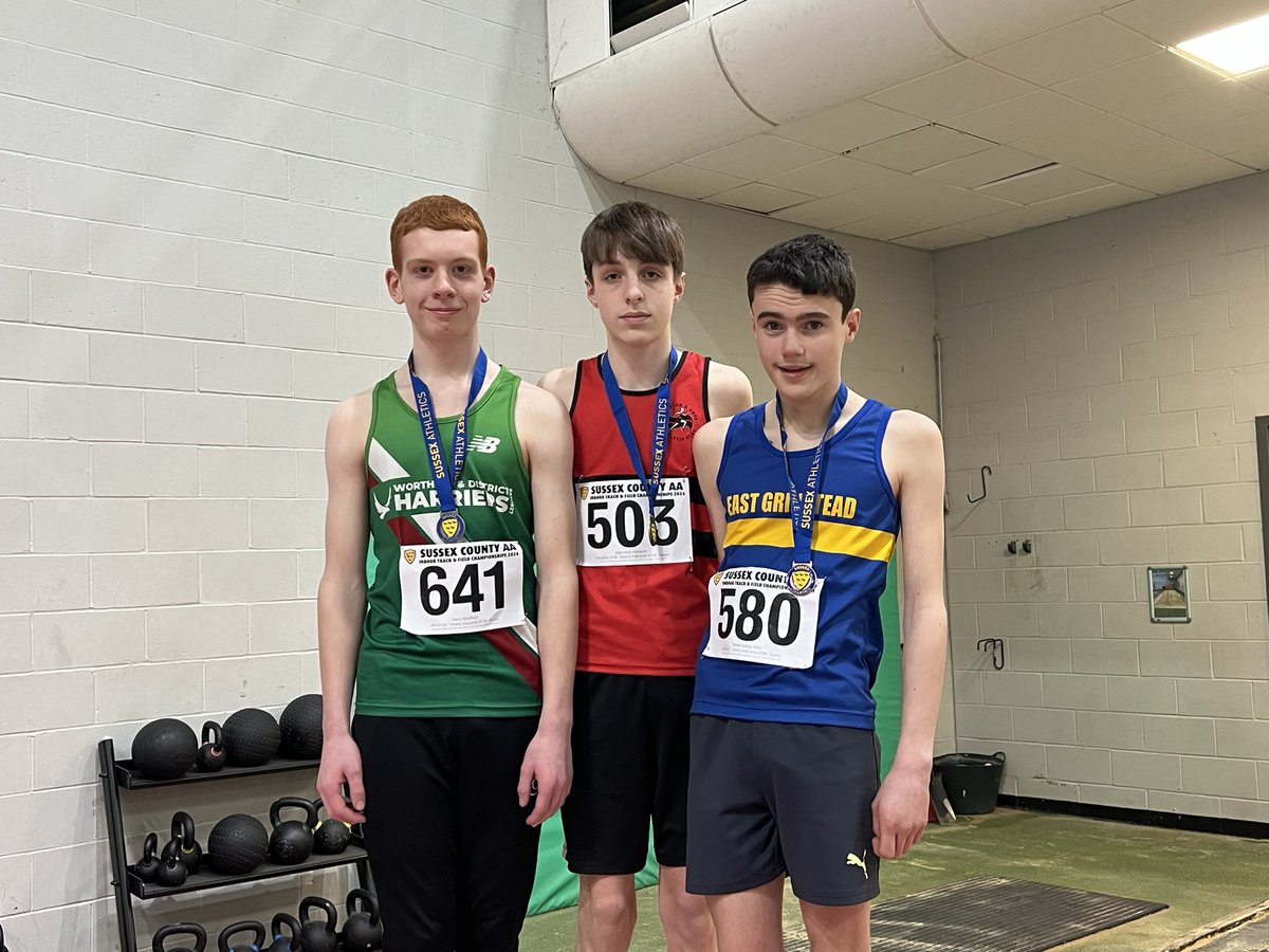 Elev8coaching's tweet photo. @SussexAA U15B LJ 
🥇Louis A @BrightonAthlete 
🥈Harry W - Worthing
🥉Rowen K @EastGrinsteadAC https://t.co/QHt0Efg5HS