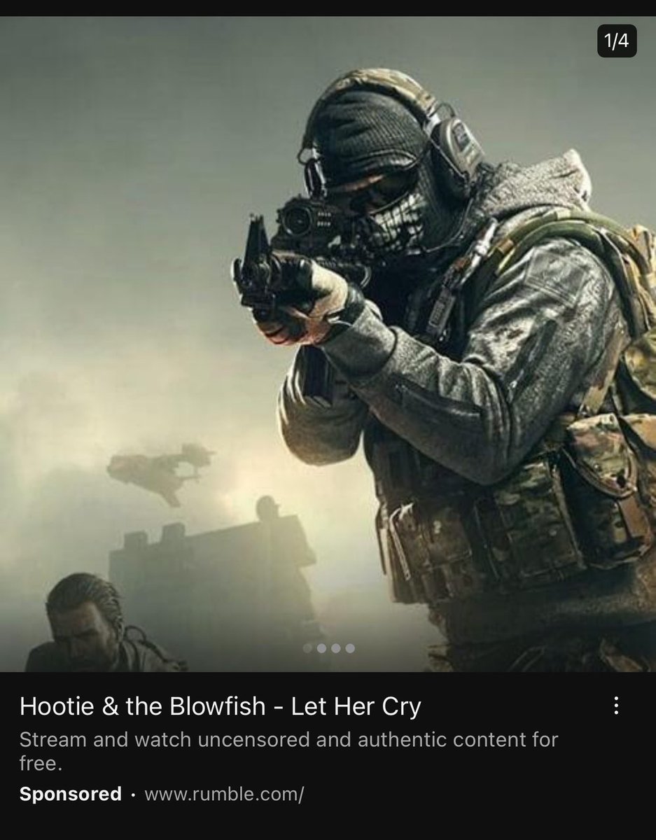 11ChaseK11's tweet photo. The caption and photo for this YouTube ad are insane https://t.co/34qWUsStuD
