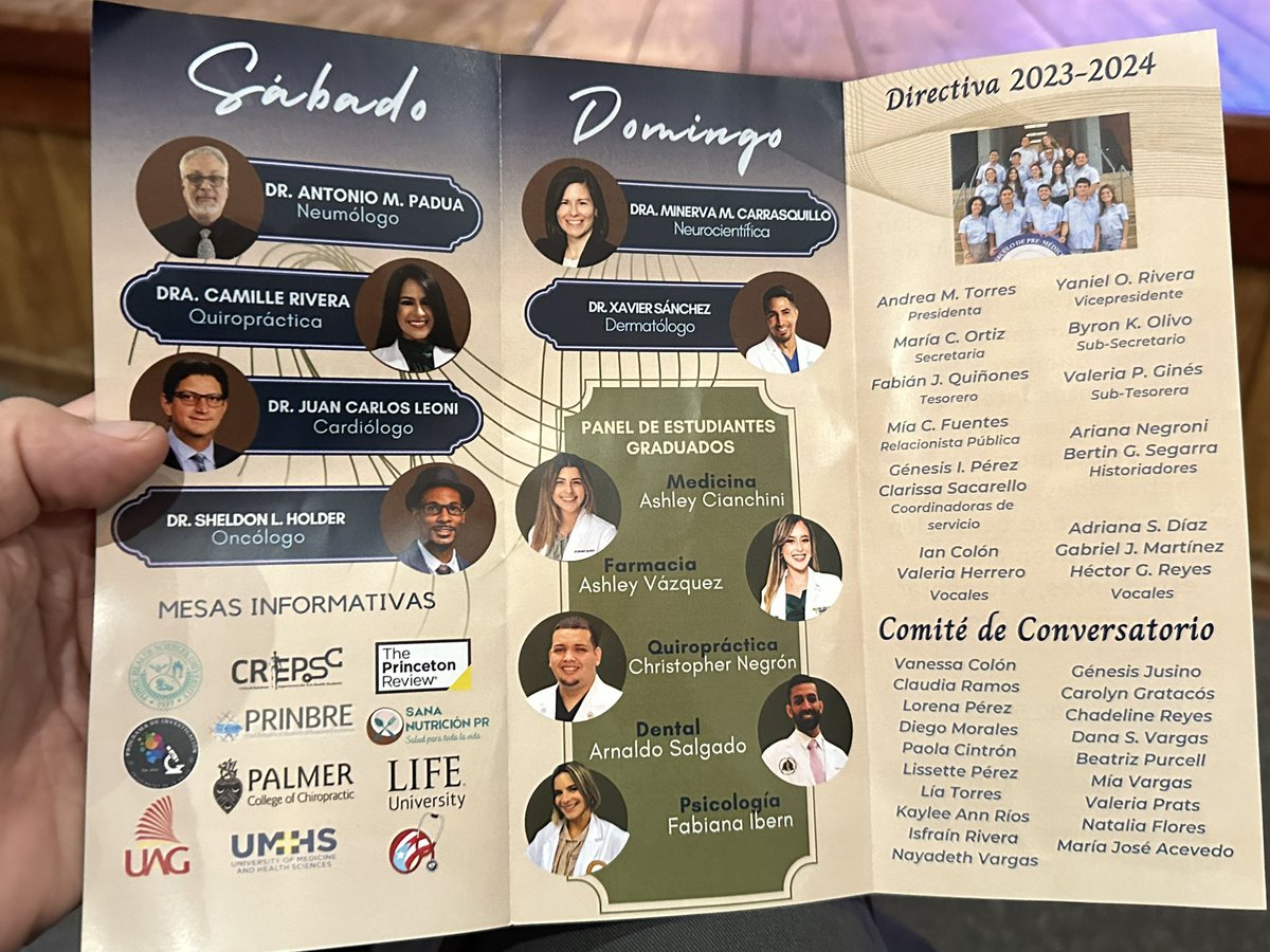 Muy concurrido en <a href="/uprm/">RUM/UPRM</a> <a href="/UPR_Oficial/">Universidad de Puerto Rico - UPR</a> 13er Conversatorio de Profesionales de la Salud, organizado por <a href="/CPM_RUM/">Círculo de Pre-Médicos</a> . Serán dos días con importantes conferenciantes de diversas ramas de las profesiones relacionadas a la salud.