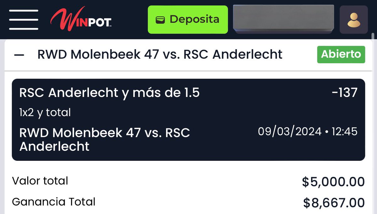 KenerPicks's tweet photo. #PickPremium
🇧🇪 Anderlecht gana & Over 1.5 goles @ 1.75
Si quieres un bono de $500 pesos, tengo 10 disponibles, regístrate aquí: https://t.co/RhAcasuHBb y mándame mensaje.
¡Deja tu ❤️🔥 si me estás siguiendo! https://t.co/zlVO7ZUB72