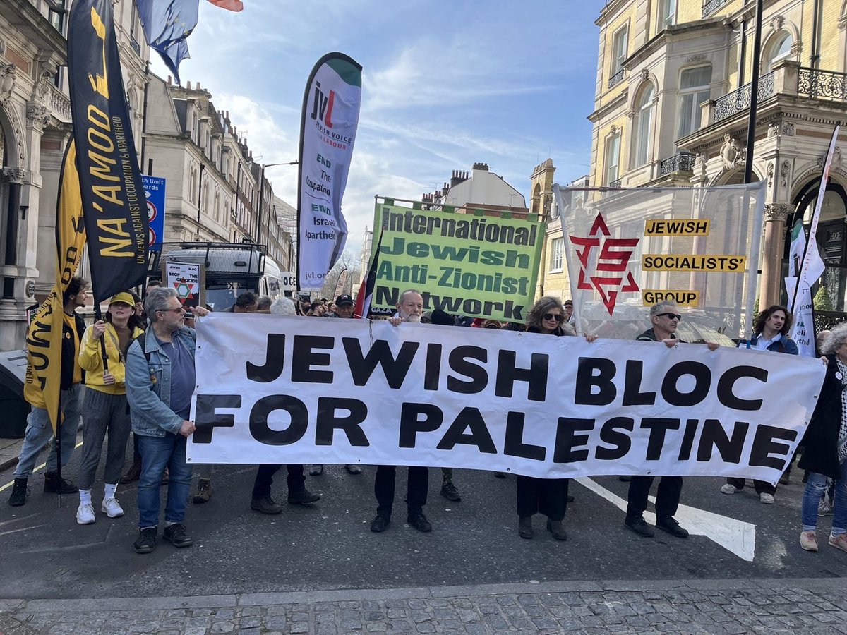 CymruFlaf's tweet photo. @HFreemanauthor Zionism hasn’t been an integral part of Judaism for thousands of years, it’s the culmination of 150yr old nationalist project, an invented ideology. Contrary to your claim, it’s Zionism that seeks to define ‘good’ &amp; ‘bad’ Jews &amp; strips Jewish identity from those who oppose Israel https://t.co/t3h9D6GAFa