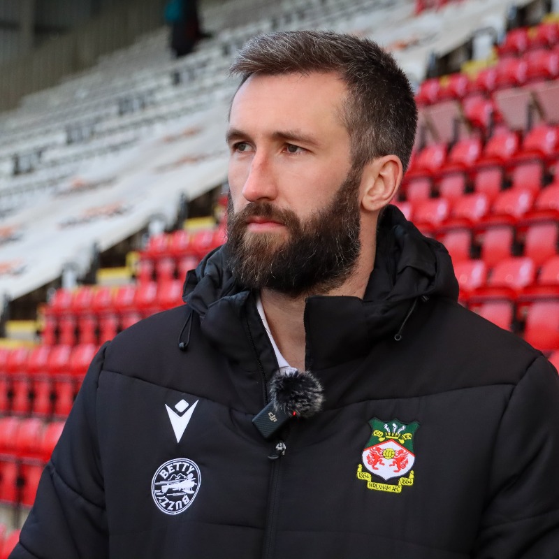 Wrexham_AFC's tweet photo. Watch all the post-match reaction from today's 3-1 victory against Morecambe 👇

🔴⚪ #WxmAFC